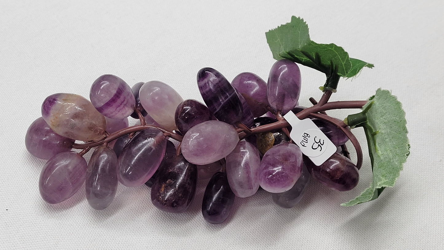 Fluorite grape clusters