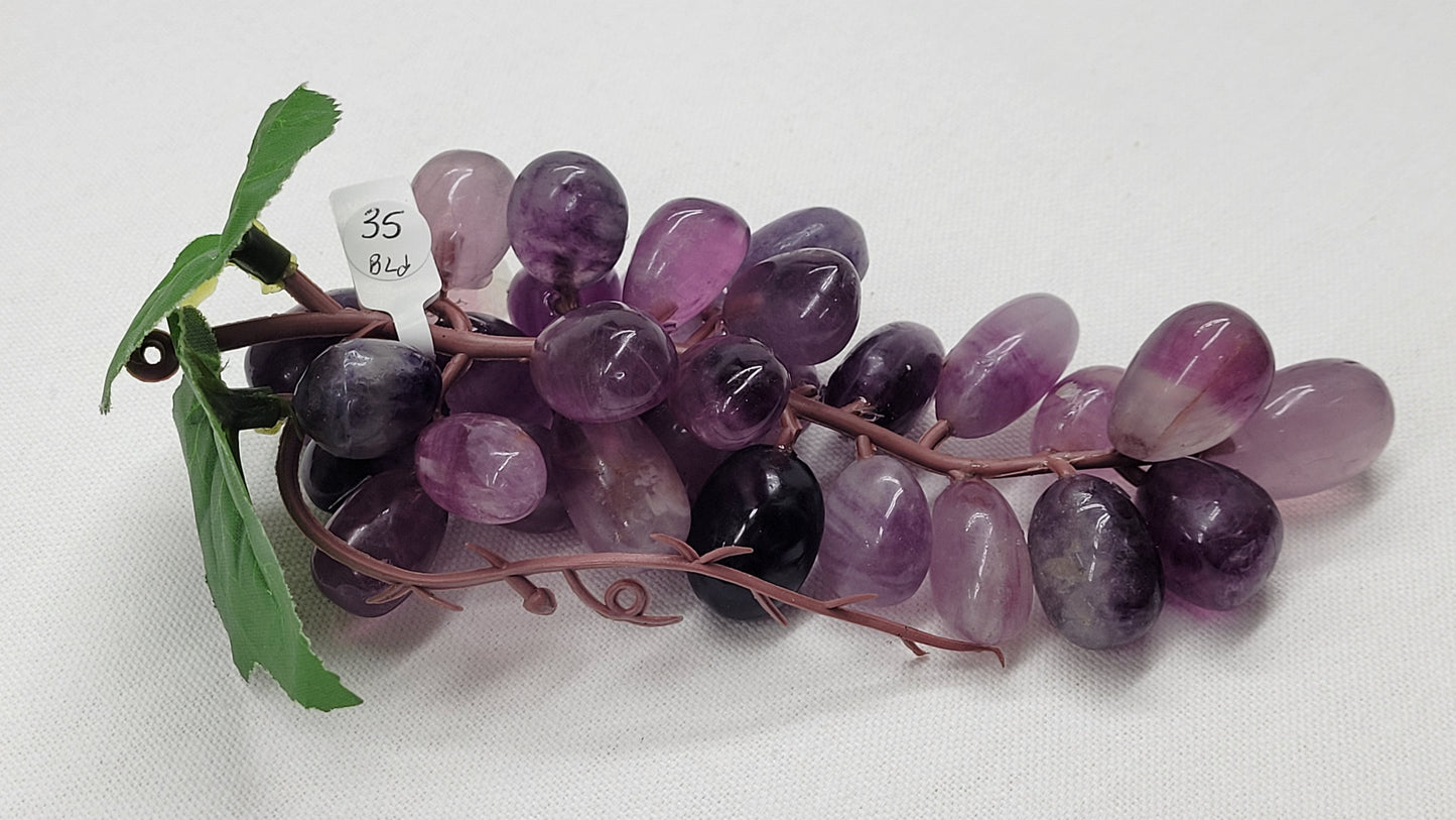 Fluorite grape clusters