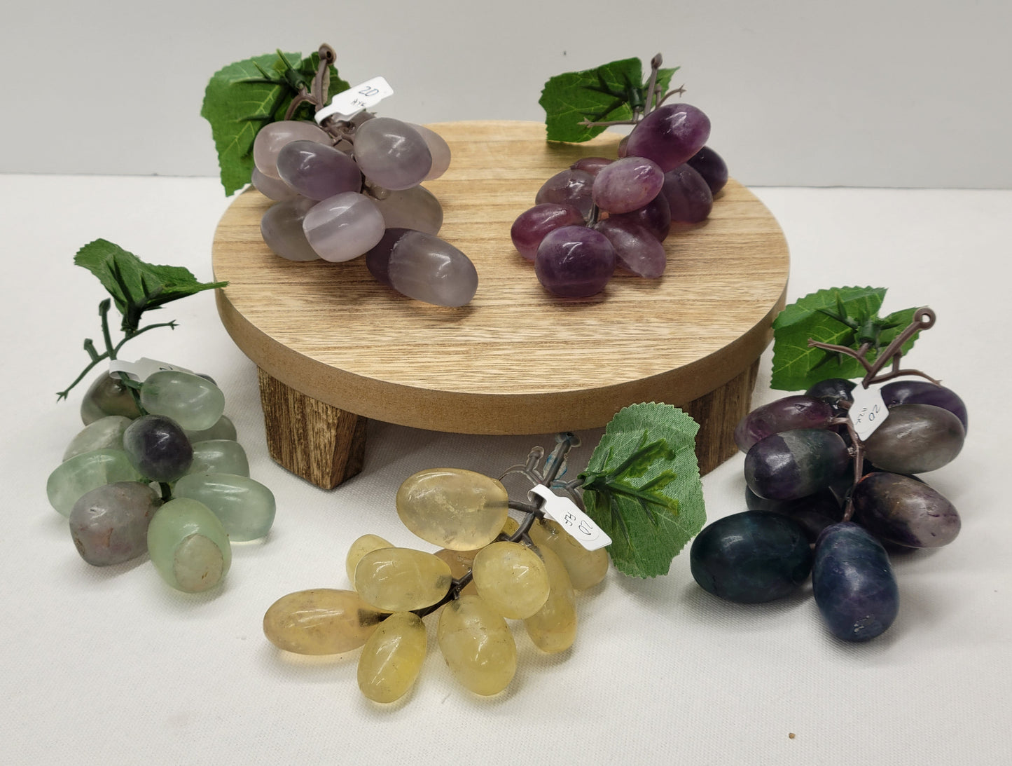 Fluorite grape clusters