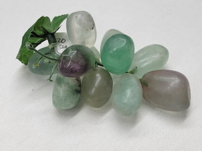 Fluorite grape clusters