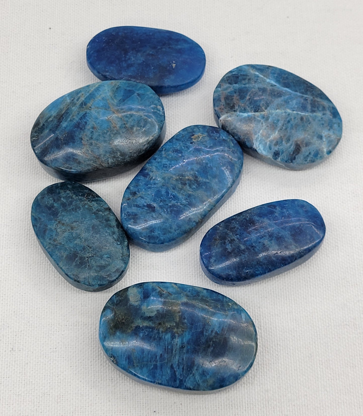 Blue Apatite palm