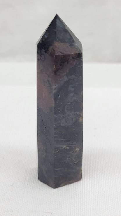 Garnet in Astrophyllite tower