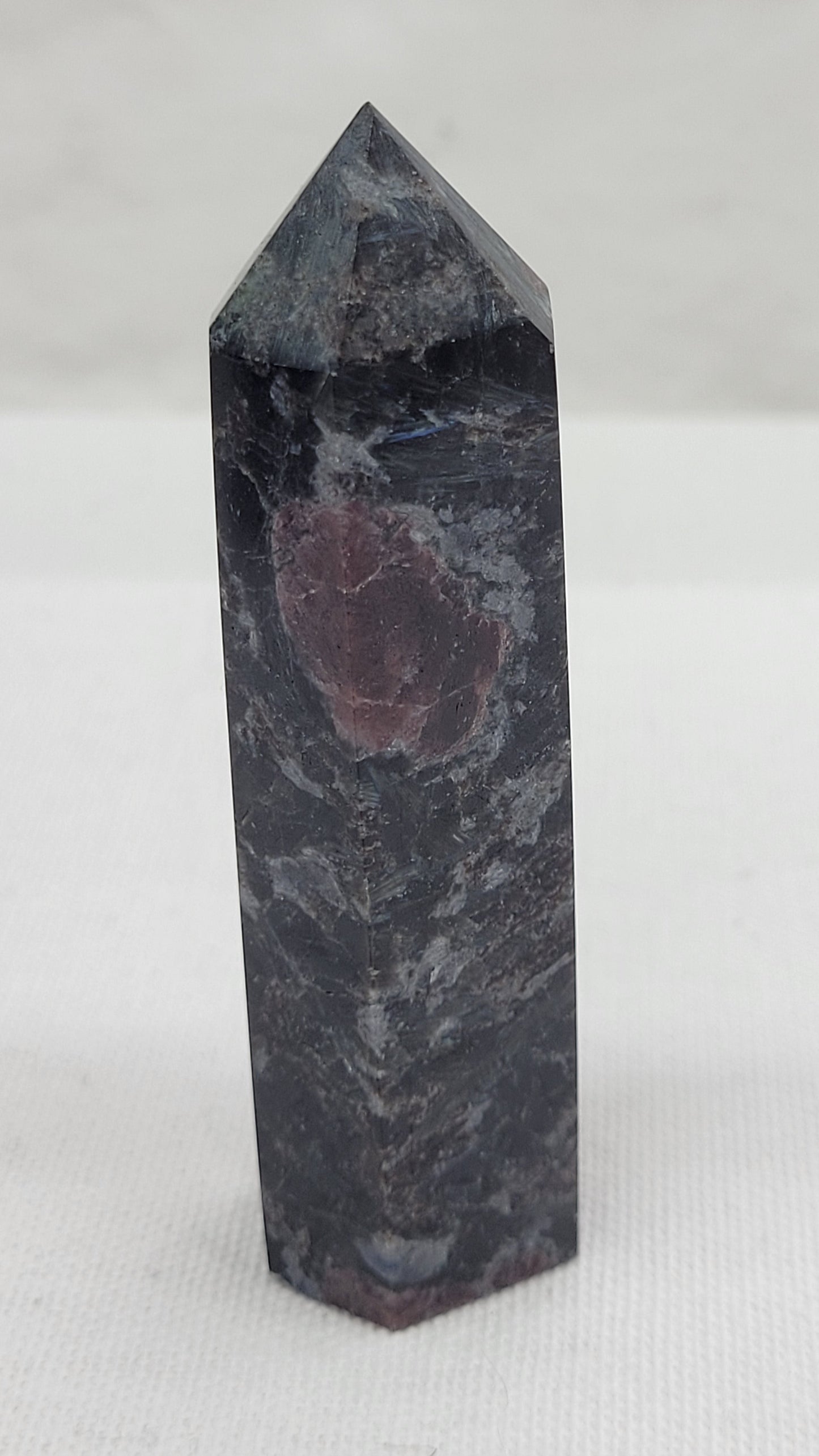 Garnet in Astrophyllite tower