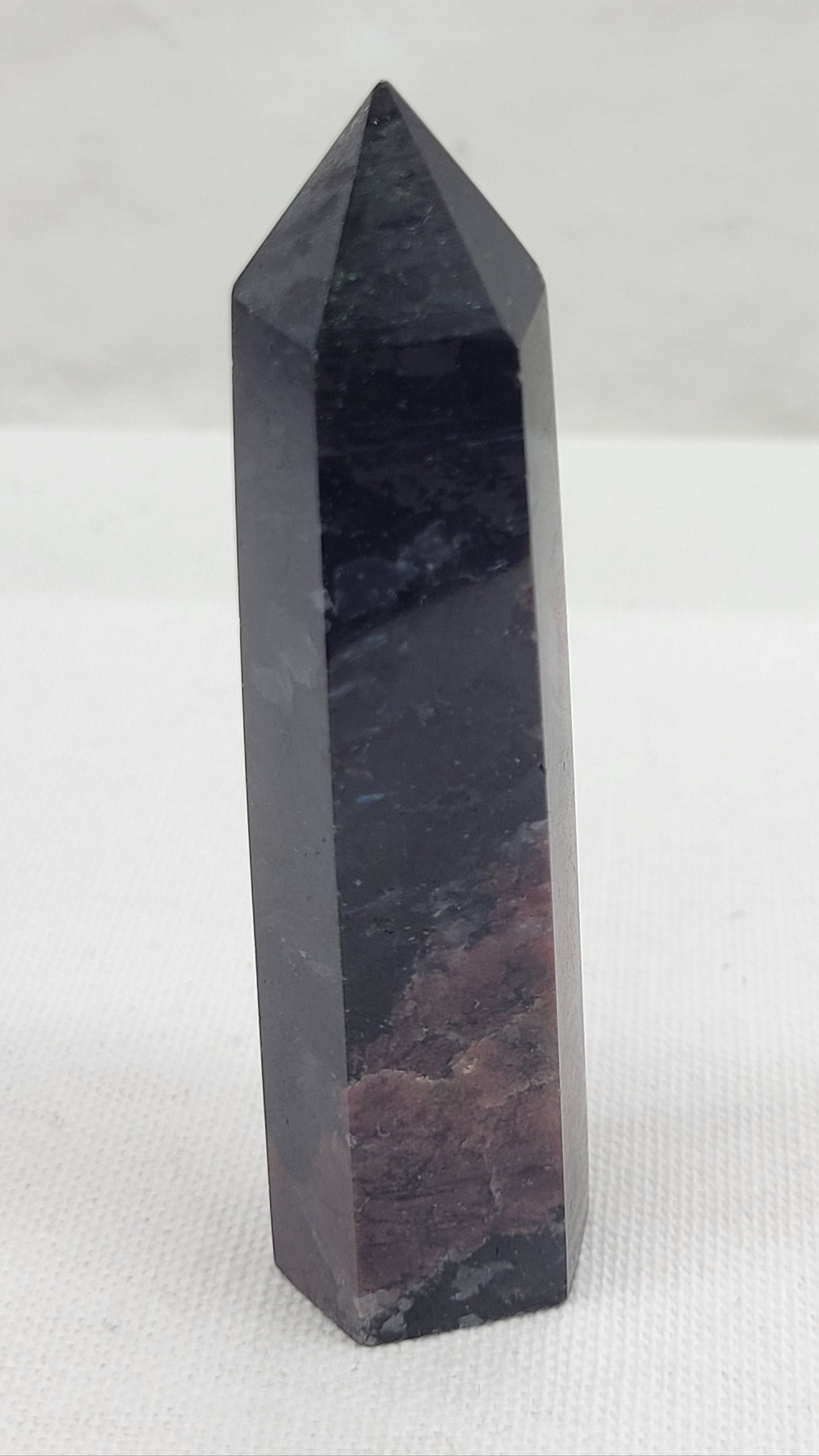 Garnet in Astrophyllite tower