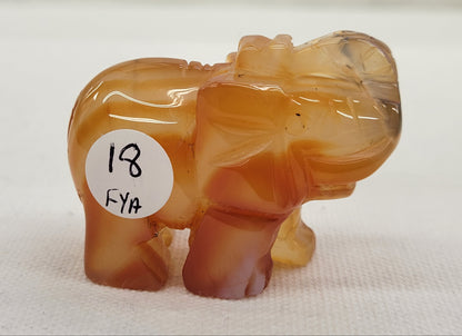 Carnelian elephant