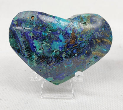 Azurite heart