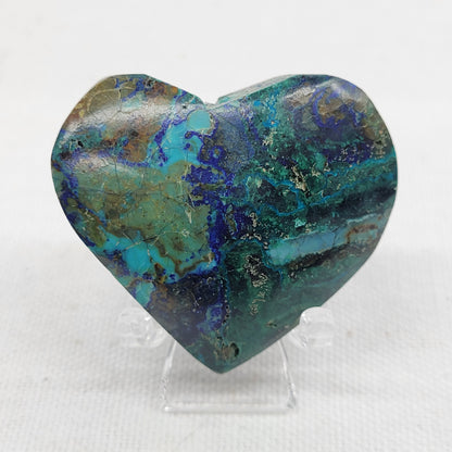 Azurite heart