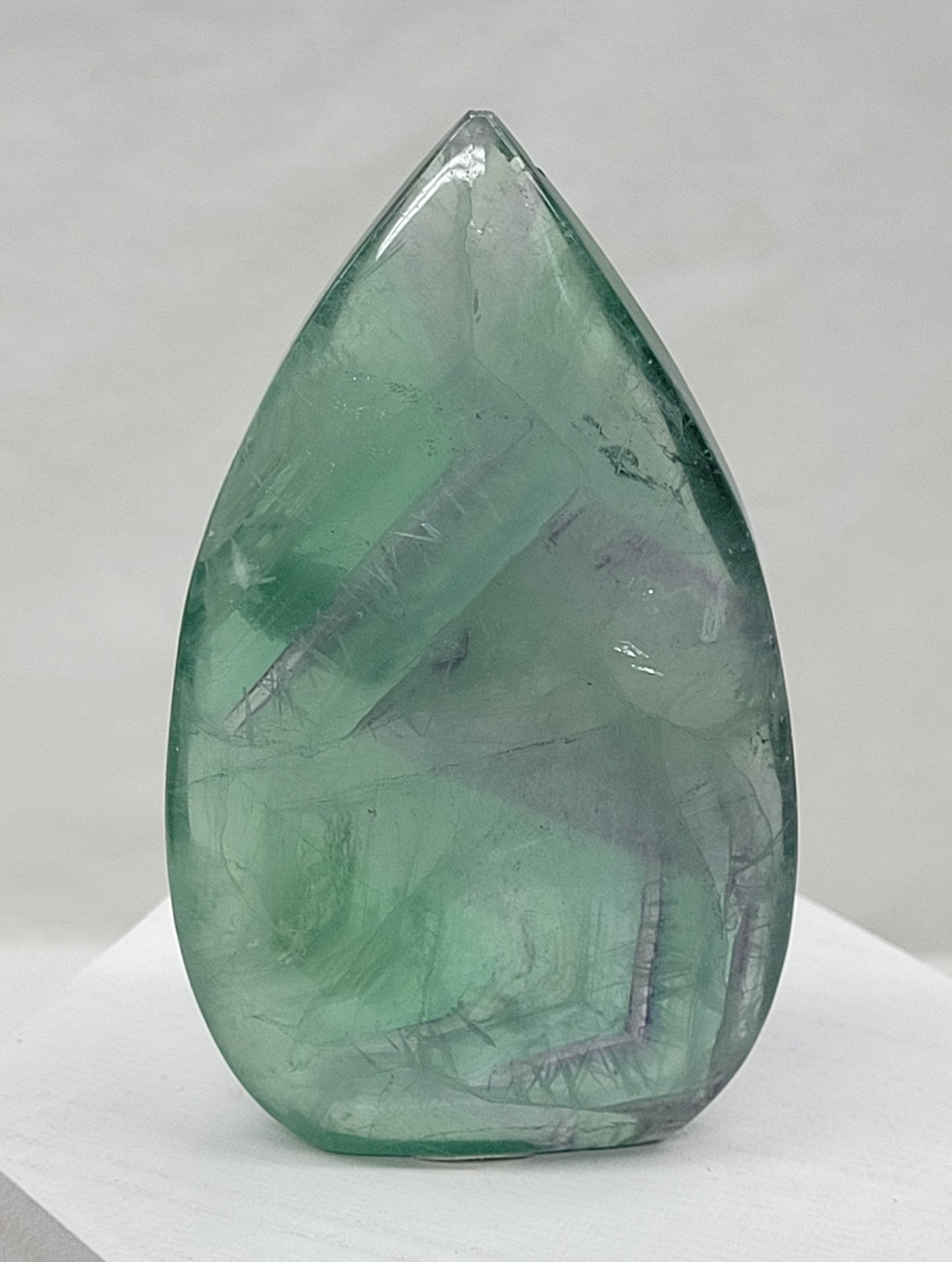 Green Fluorite teardrop