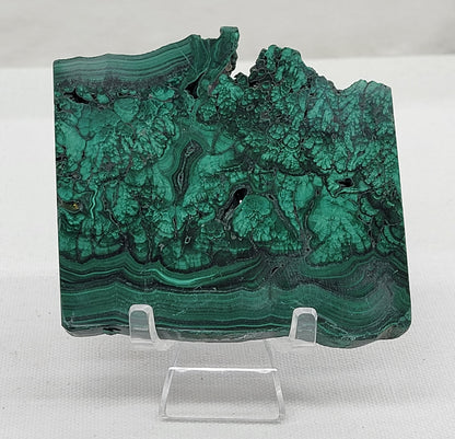 Malachite slab