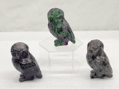 Owl (side sitting) carving