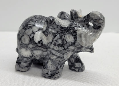 Fossil Shell Jasper elephant