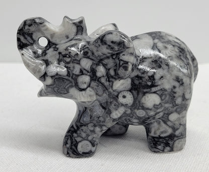 Fossil Shell Jasper elephant