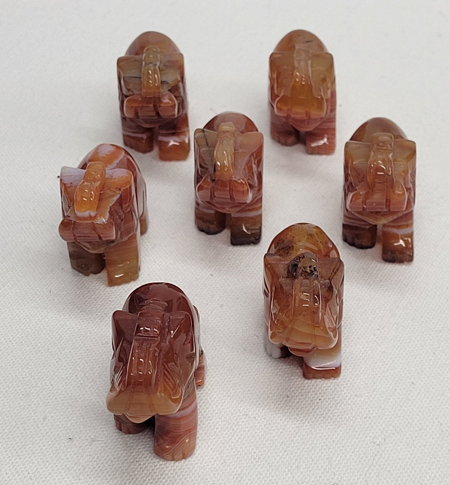 Carnelian elephant