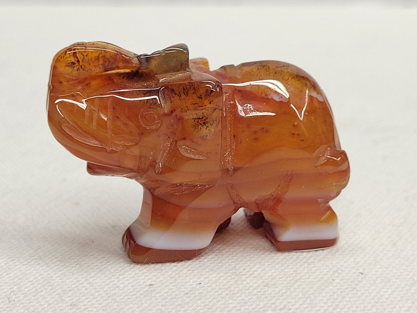 Carnelian elephant