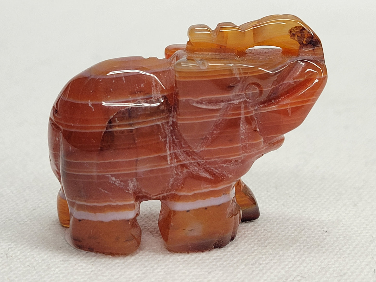 Carnelian elephant