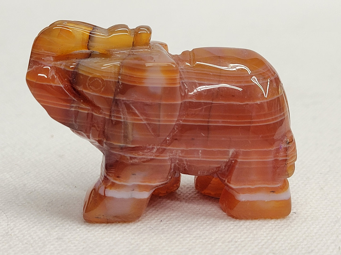 Carnelian elephant