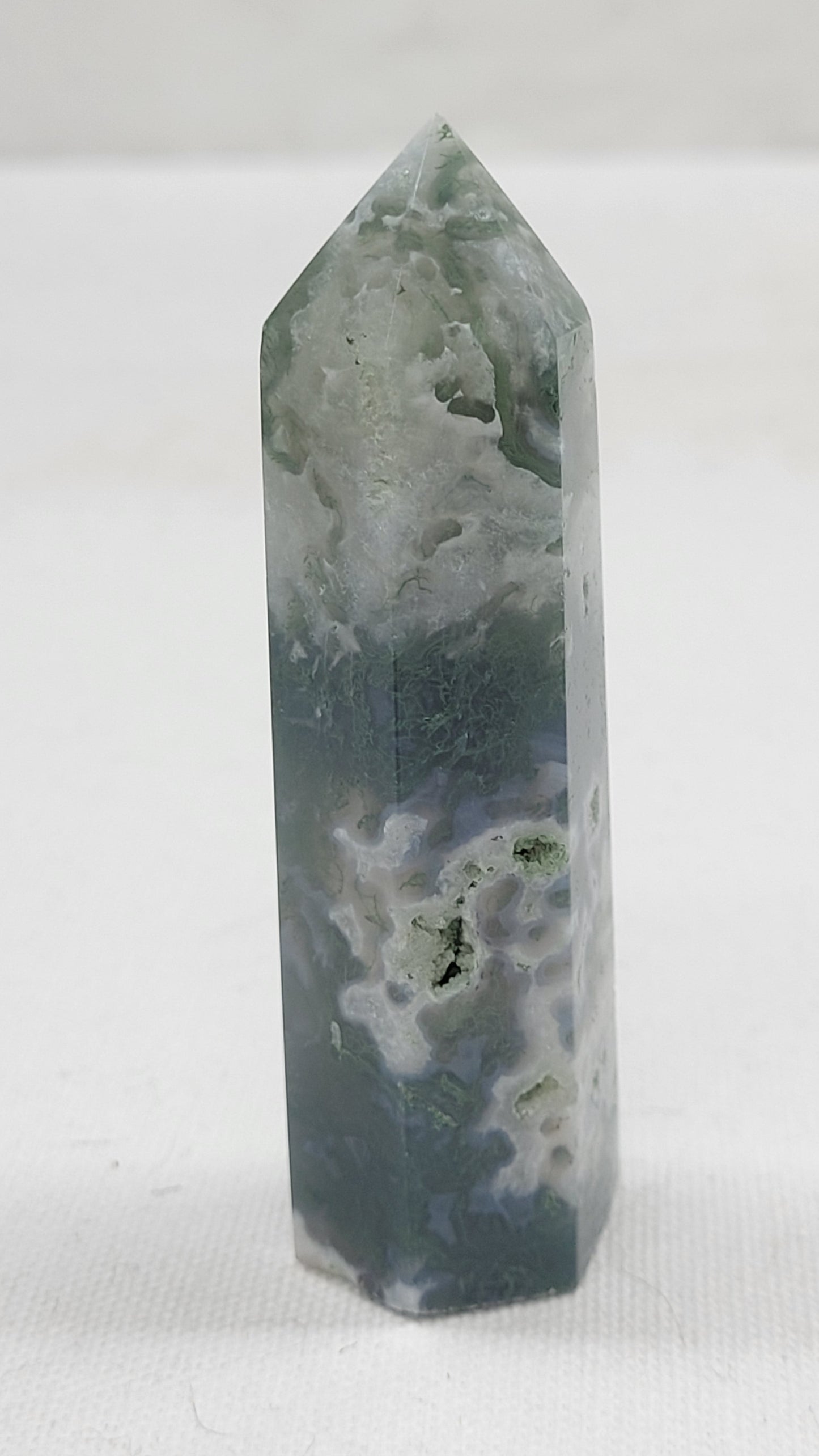 Moss Agate tower (6 sided)