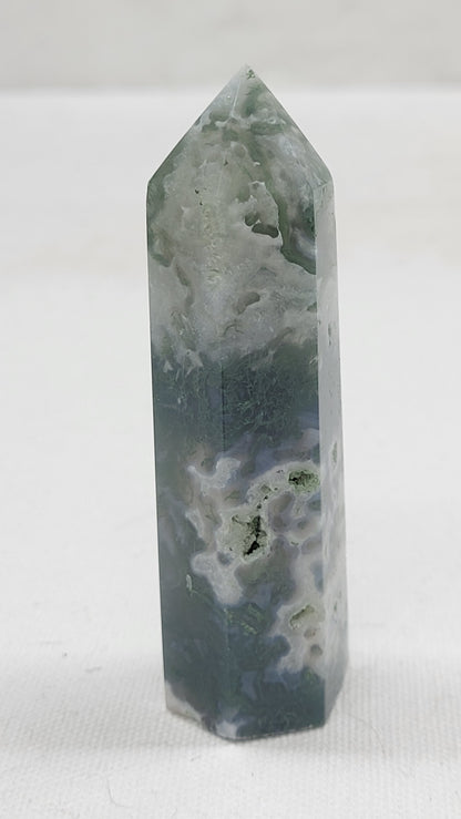 Moss Agate tower (6 sided)