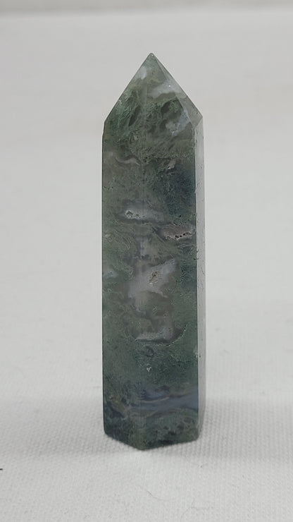 Moss Agate tower (6 sided)