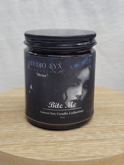 Wood Wick Candle - Coven Collection - Bite Me