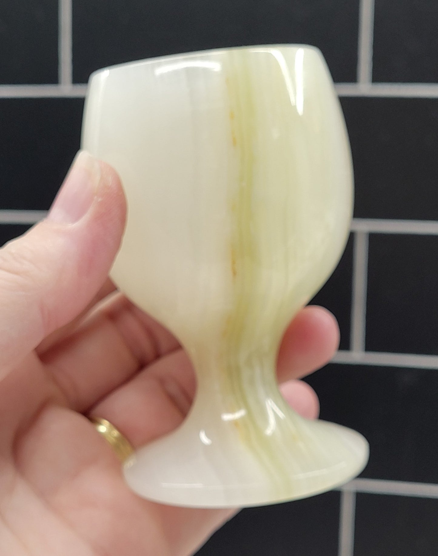 Afghanistan Jade Onyx cup/wine glass/goblet