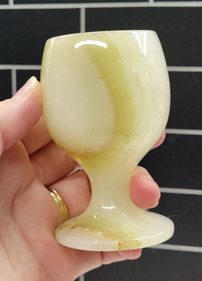 Afghanistan Jade Onyx cup/wine glass/goblet