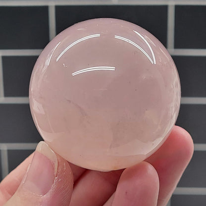 Star Rose Quartz sphere