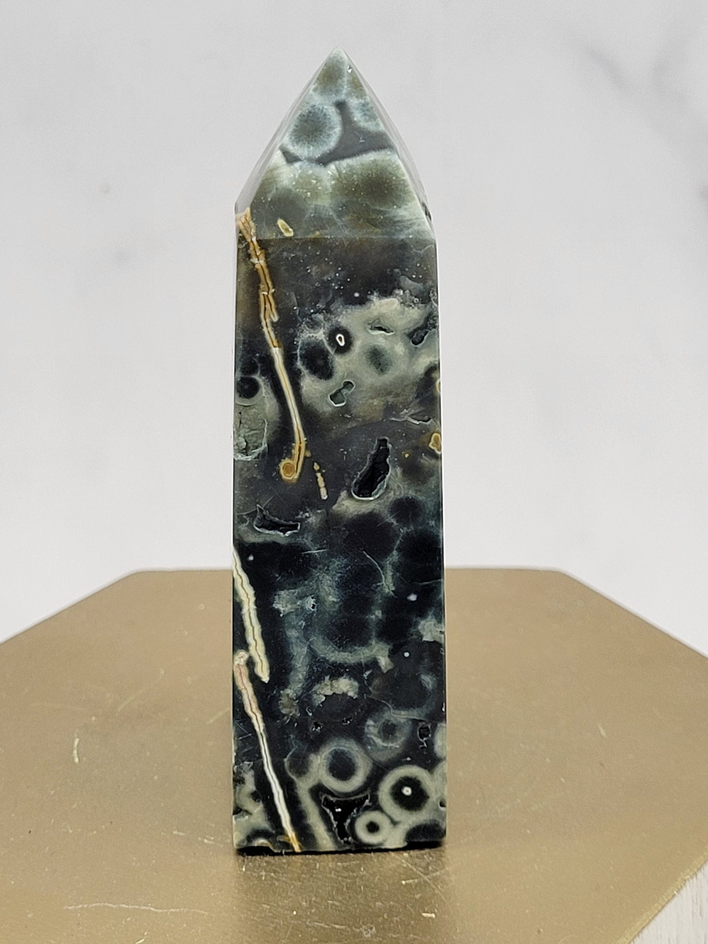 Orbicular Ocean Jasper tower