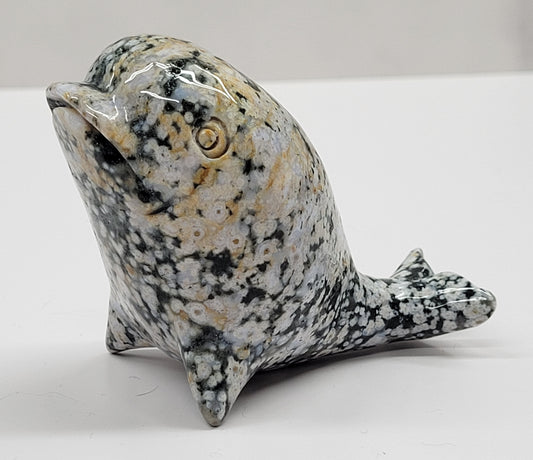 Ocean Jasper whale carving