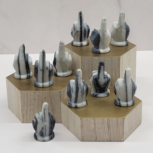 Hand gesture - Middle finger carvings (Tai Chi)