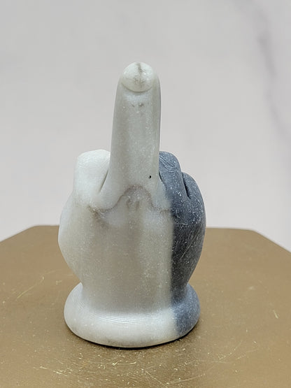 Hand gesture - Middle finger carvings (Tai Chi)