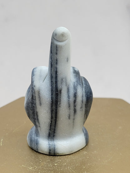 Hand gesture - Middle finger carvings (Tai Chi)