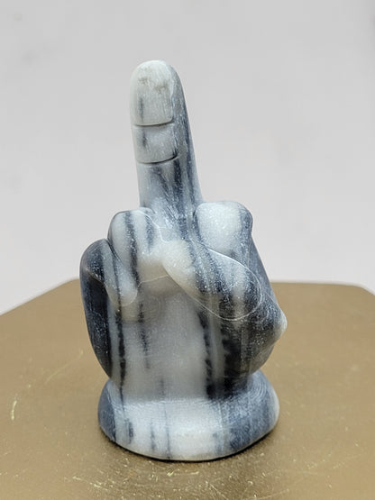 Hand gesture - Middle finger carvings (Tai Chi)