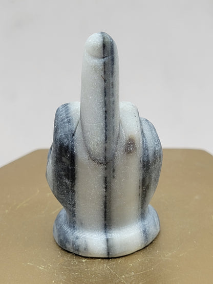 Hand gesture - Middle finger carvings (Tai Chi)