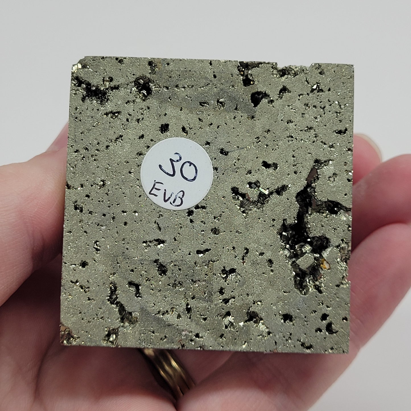 Pyrite pyramid