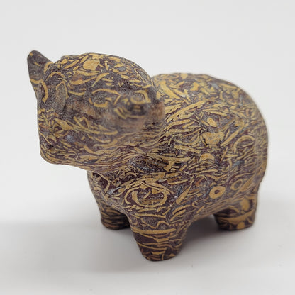 Highland cow carvings