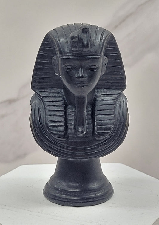 King Tut carving