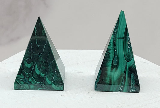 Malachite pyramid