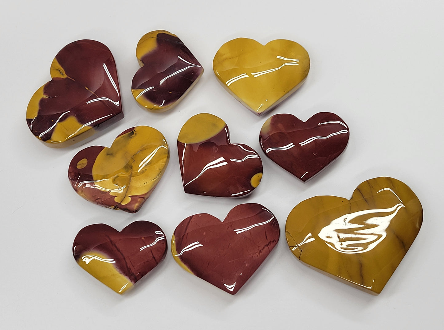 Mookaite Jasper heart