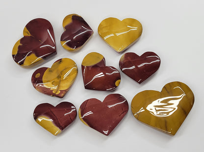 Mookaite Jasper heart