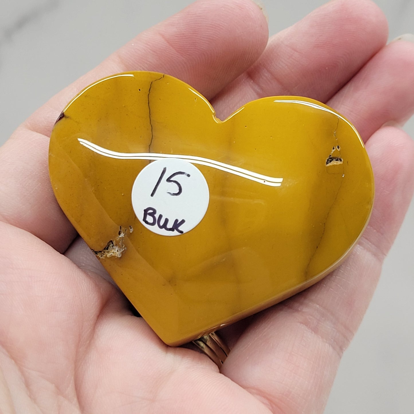 Mookaite Jasper heart