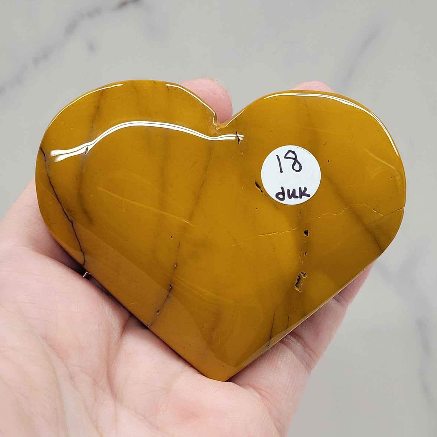 Mookaite Jasper heart