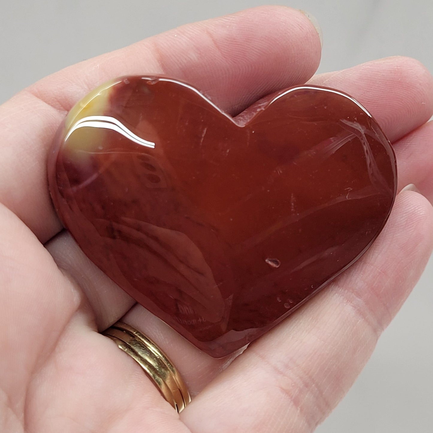 Mookaite Jasper heart