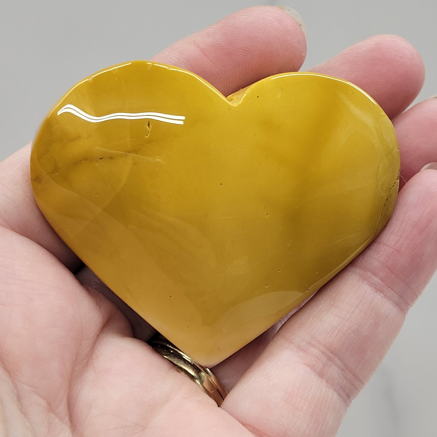 Mookaite Jasper heart