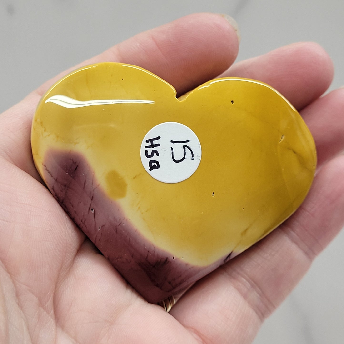 Mookaite Jasper heart