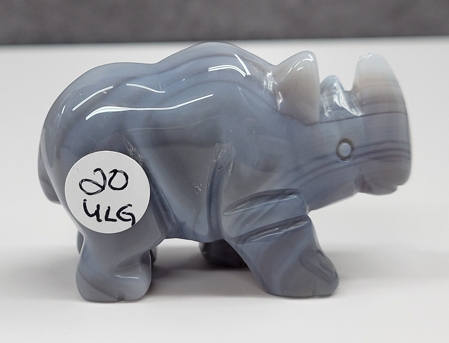 Drusy Agate Rhino (small)
