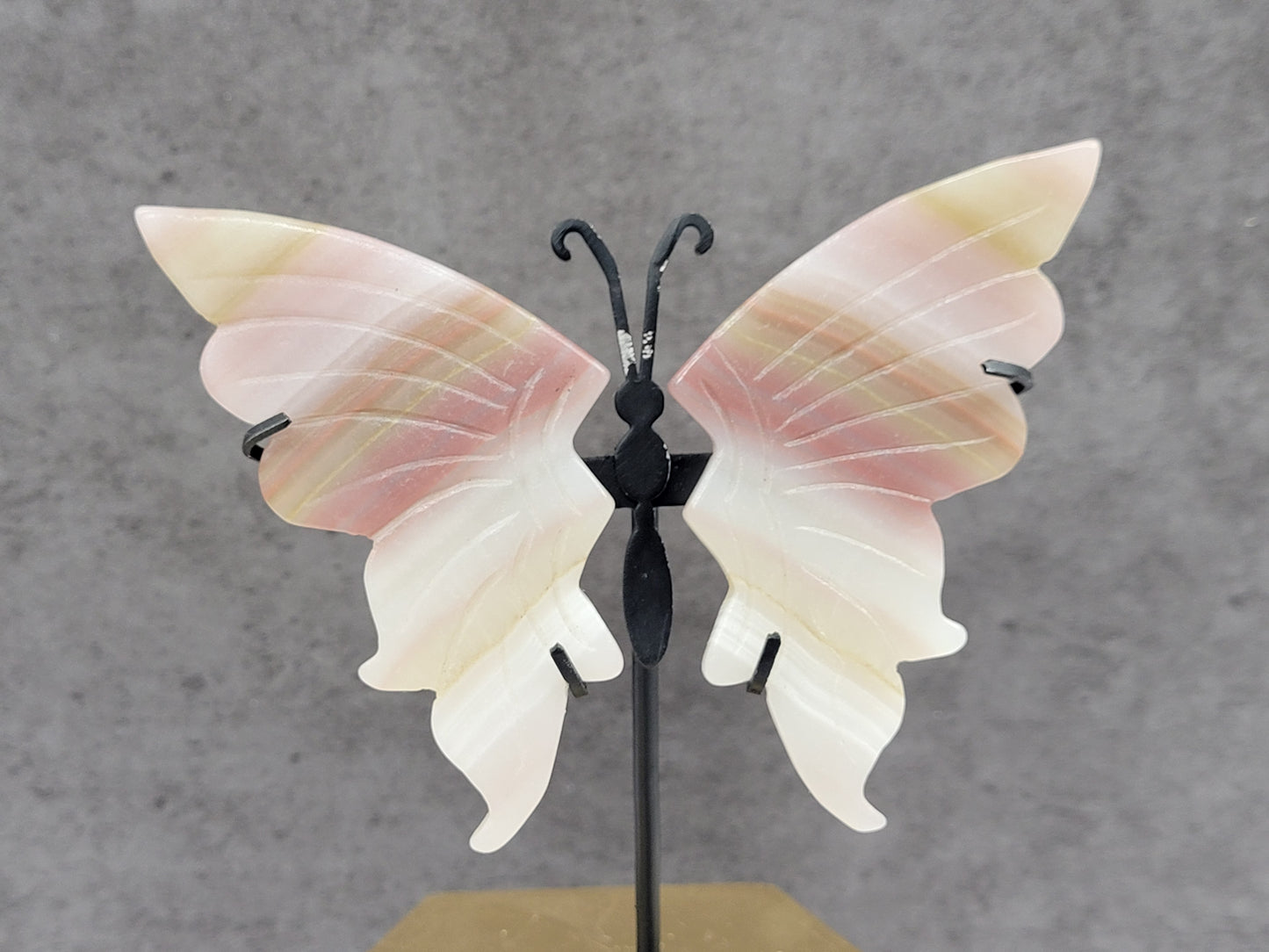 Wings - Pink Banded Calcite