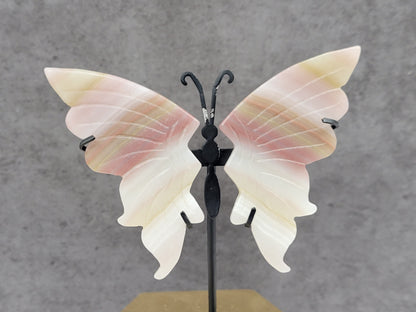 Wings - Pink Banded Calcite