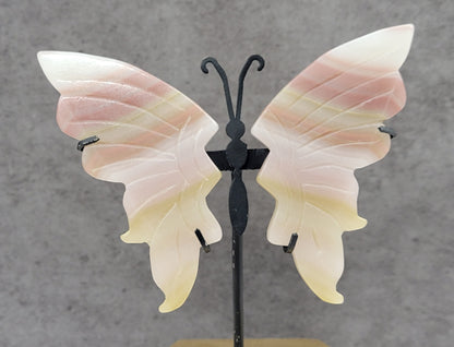 Wings - Pink Banded Calcite