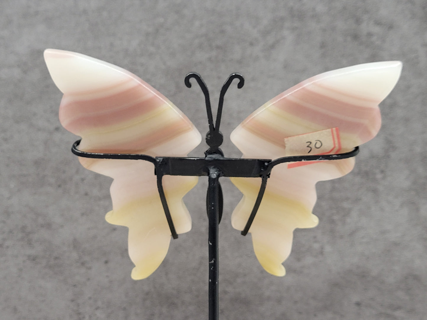 Wings - Pink Banded Calcite